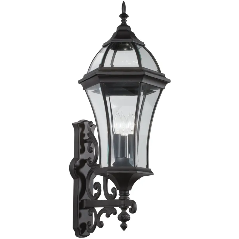 Townhouse Collection Outdoor Wall 3Lt BK (Black (Painted))