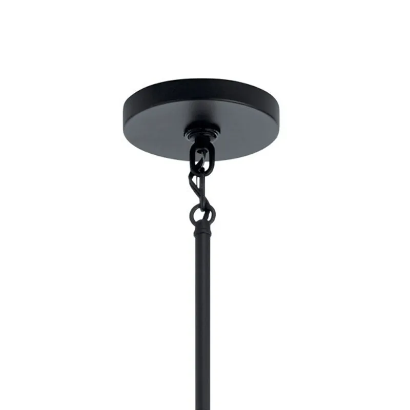 Armand 26" 8 Light Chandelier - Black and Bronze