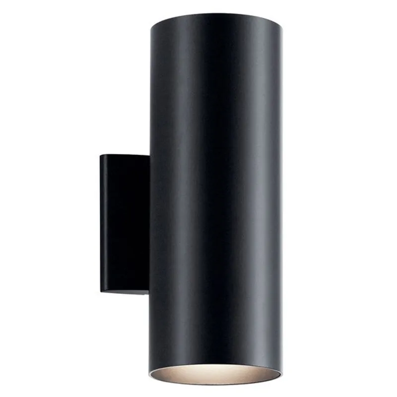 Cylinder 12" Wall Light - Black
