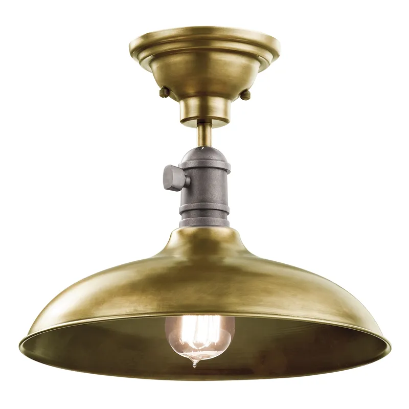 Cobson Collection Cobson 1 Light Pendant/Semi-Flush - OZ OZ (Olde Bronze)