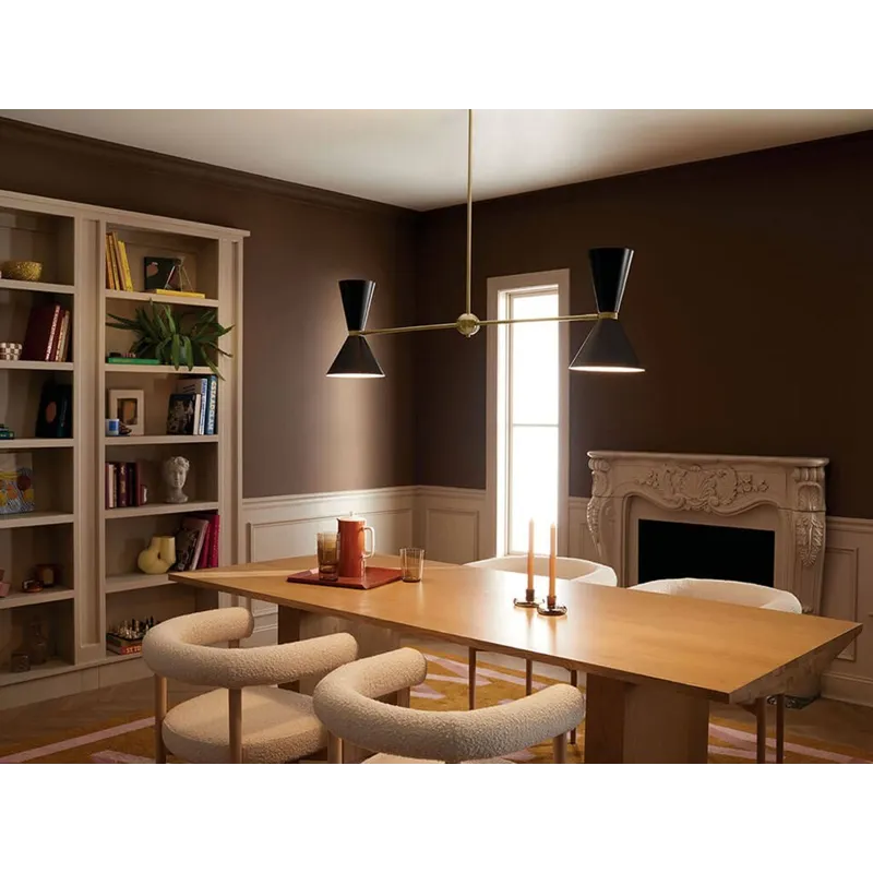 Phix Chandelier - Champagne Bronze and Black