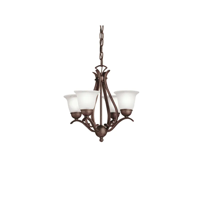Dover Collection Dover 4 Light Mini Chandelier - TZ (Tannery Bronze)