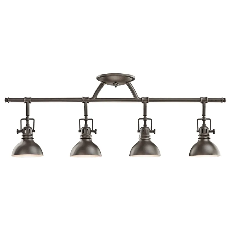 4 Light Halogen Fixed Rail Fixture - OZ (Olde Bronze)