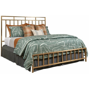 Aspire Metal Bed Headboard And Footboard - King