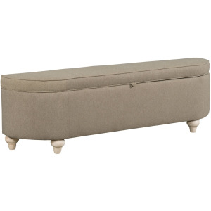 Upholstery Storage Footboard And Rails - California King