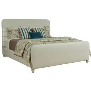 Upholstery Margo Bed W/Matching Footboard - Queen