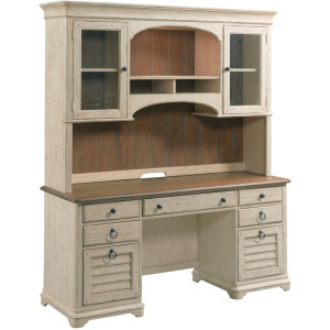Weatherford - Cornsilk Ellesmere Credenza Hutch