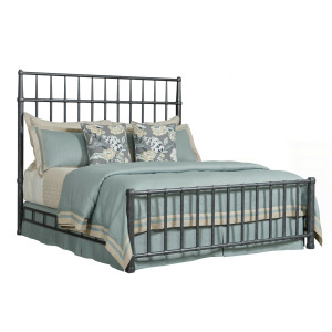 Abode Sylvan Metal Bed Headboard And Footboard - Queen