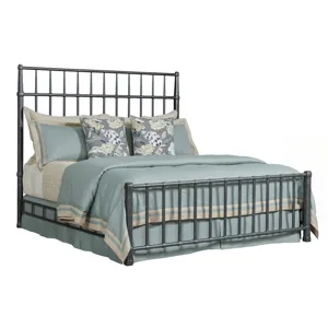 Abode Sylvan Metal Bed Headboard And Footboard - Queen