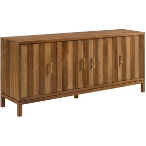 Monogram Walnut Monogram Console