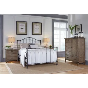 Acquisitions Garden Metal Bed - Queen