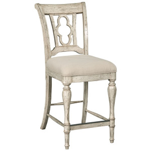 Weatherford - Cornsilk Kendal Counter Height Side Chair Jla Fabric