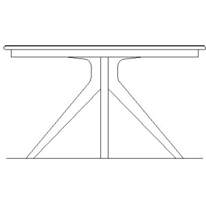 Murphy Round Dining Table Top