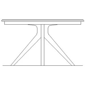 Murphy Round Dining Table Top