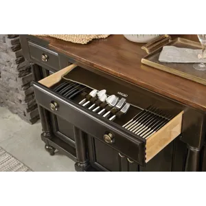 Bridgetown Harrison Credenza Black