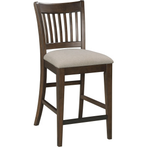 Kafe Tall Rake Back Chair, Mocha