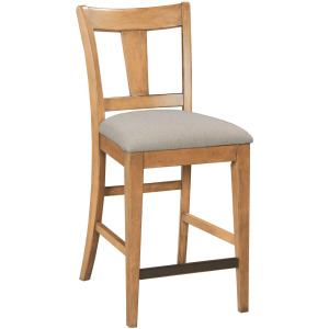 Kafe Tall Splat Back Chair, Cappuccino