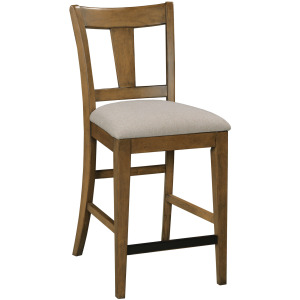 Kafe Tall Splat Back Chair, Latte
