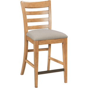 Kafe Tall Ladder Back Chair, Cappuccino