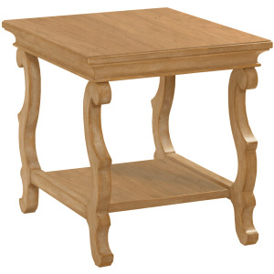 Celeste Scroll Leg End Table