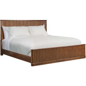 Leyton Aukland Panel Bed-Auburn - Queen