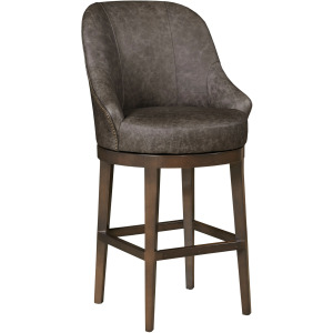 Upholstery Tinsley Bar Height Stool Leather