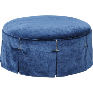Upholstery Landon Round Cocktail Ottoman