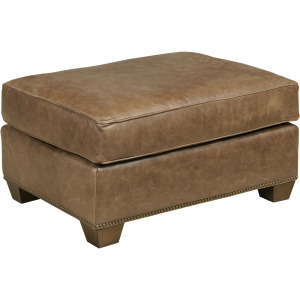 Upholstery Edison Ottoman Leather