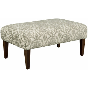 Upholstery Medium Cocktail Ottoman-Tapered Leg