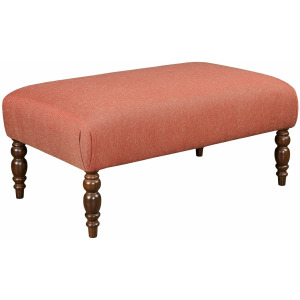 Upholstery Large Cocktail Ottoman-Turned Leg