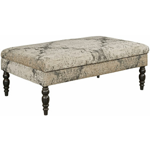 Upholstery Medium Cocktail Ottoman-Turned Leg-Storage