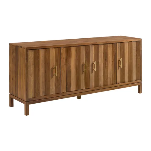 Monogram Walnut Monogram Console