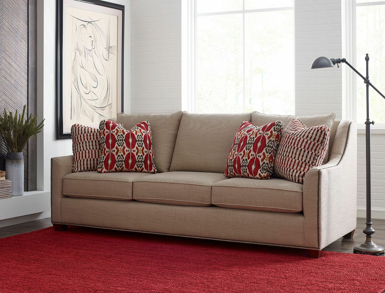 Edison Grande Sofa UPH30377 by Kincaid Furniture at Riley's Furniture
