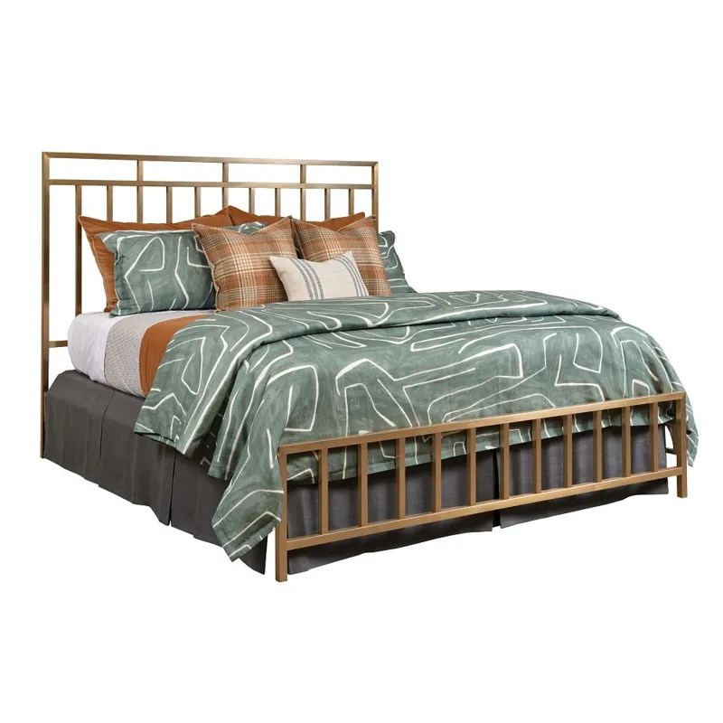 Aspire Metal Bed Headboard And Footboard - King