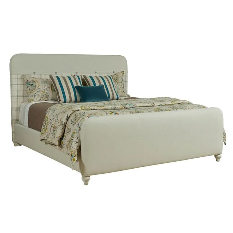 Upholstery Margo Bed W/Matching Footboard - Queen