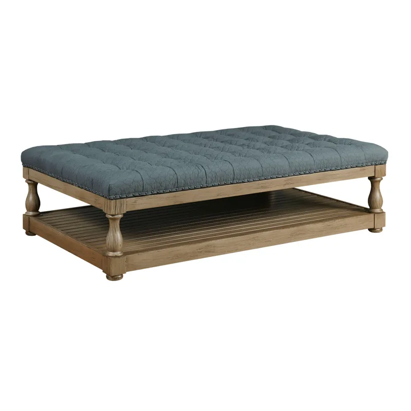Upholstery Pearce Rectangular Tufted Ottoman