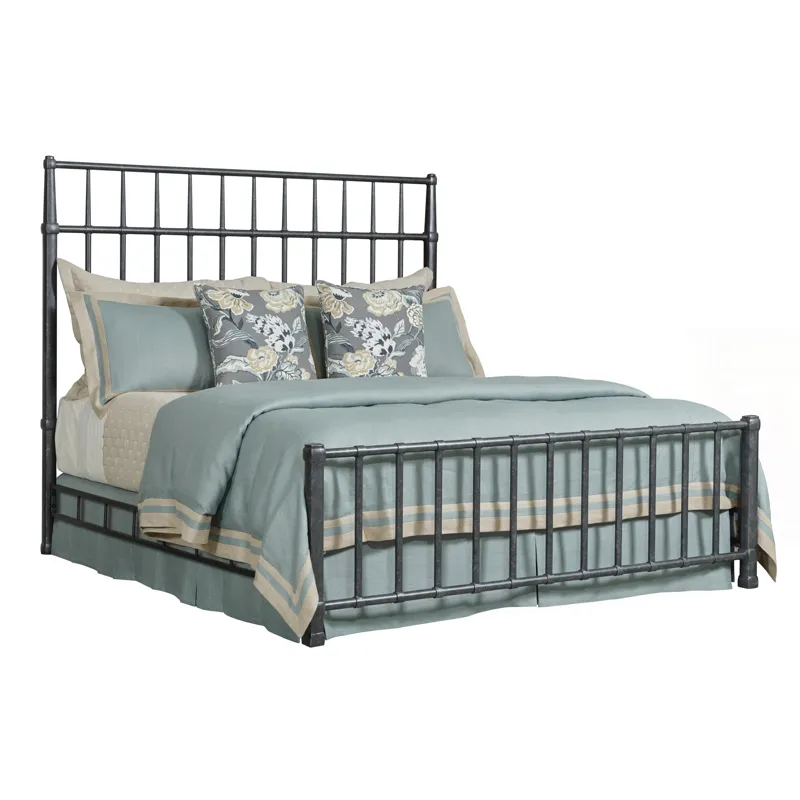 Abode Sylvan Metal Bed Headboard And Footboard - Queen