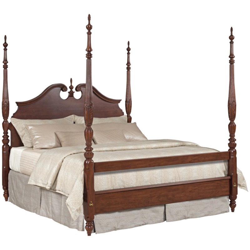 Hadleigh Cal King Rice Carved Bed By Kincaid Furniture