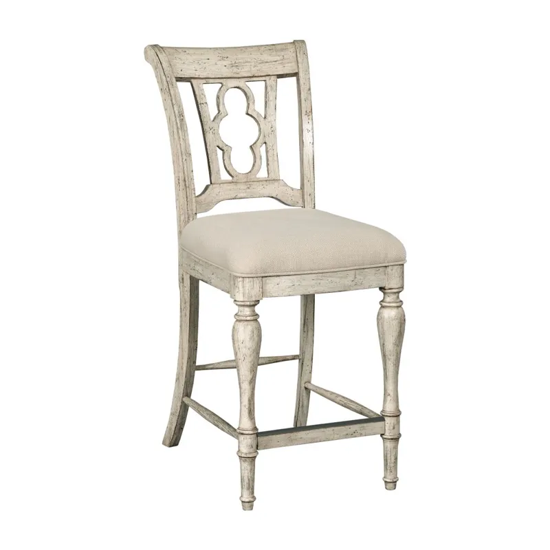 Weatherford - Cornsilk Kendal Counter Height Side Chair Jla Fabric