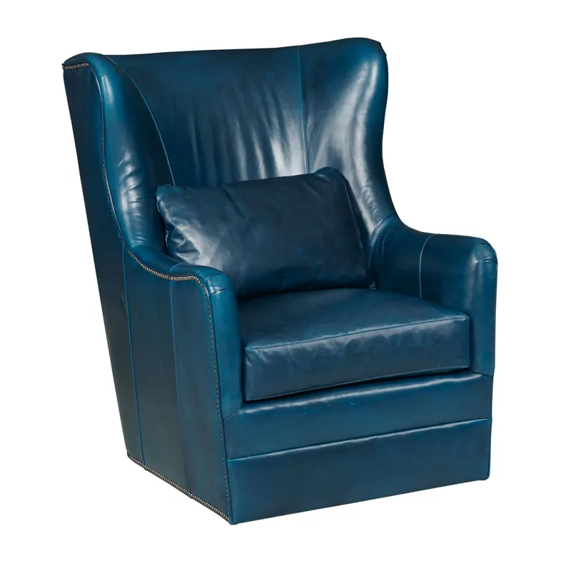Upholstery Asher Swivel Chair Leather
