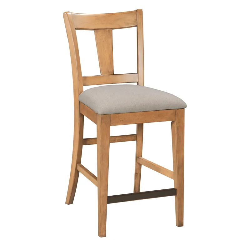 Kafe Tall Splat Back Chair, Cappuccino