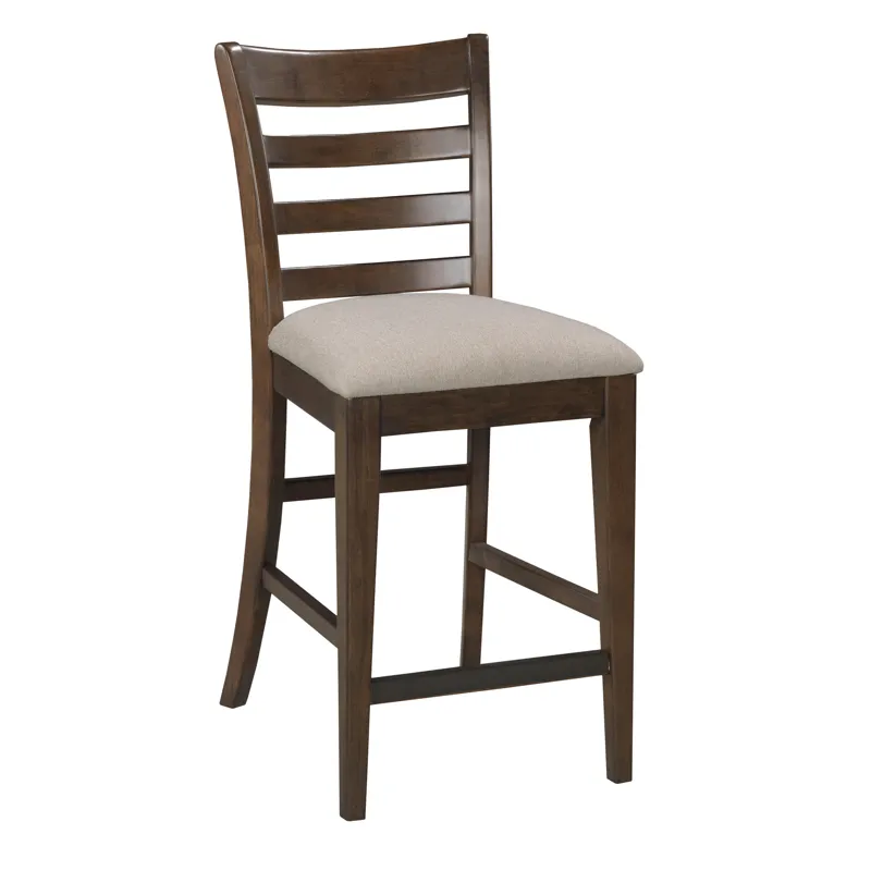Kafe Tall Ladder Back Chair, Mocha