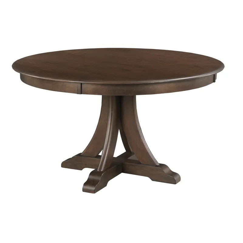 Kafe 54\" Round Quad Table, Mocha