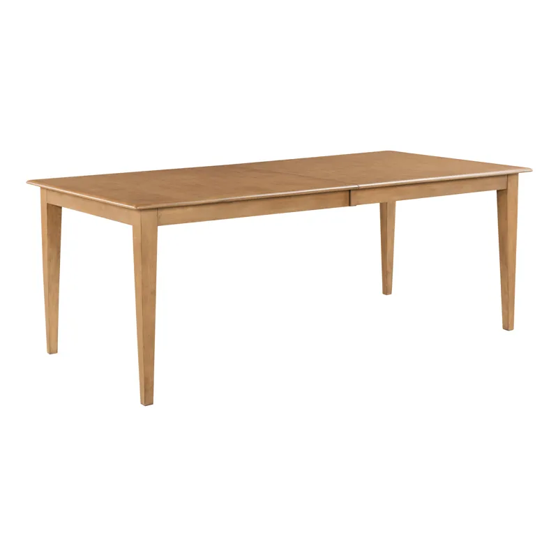 Kafe 80\" Rectangular Leg Table, Cappuccino
