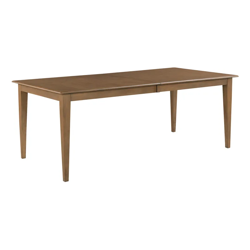 Kafe 80\" Rectangular Leg Table, Latte