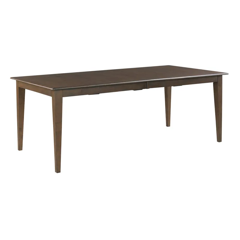 Kafe 80\" Rectangular Leg Table, Mocha