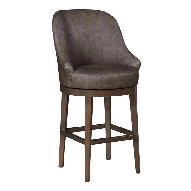 Upholstery Tinsley Bar Height Stool Leather