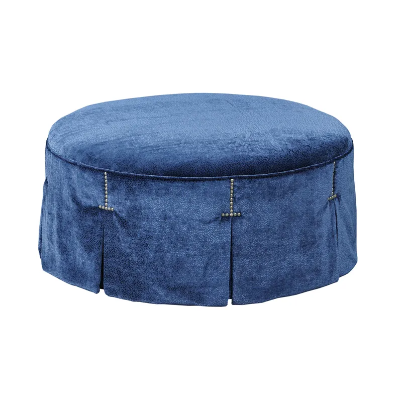 Upholstery Landon Round Cocktail Ottoman