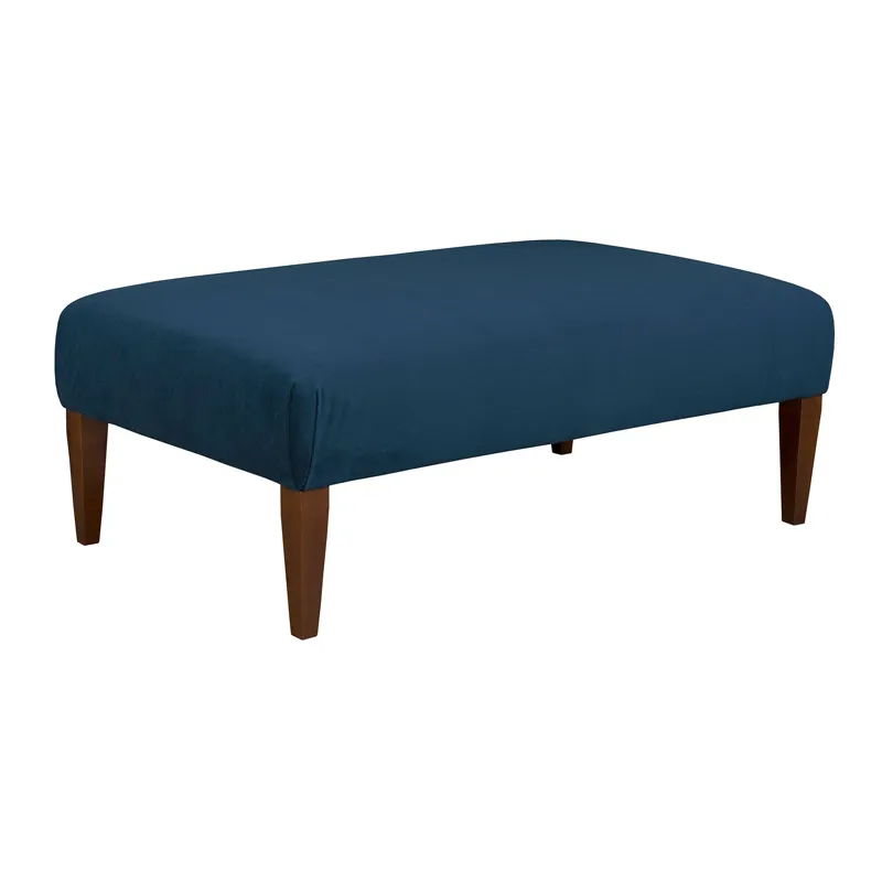 Upholstery Large Cocktail Ottoman-Tapered Leg