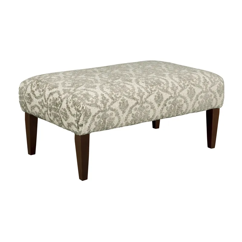 Upholstery Medium Cocktail Ottoman-Tapered Leg